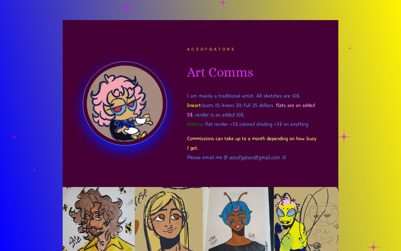 My art commissions